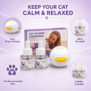 Diffuseur apaisant pour chats OEM ODM personnalisé – Arrête les morsures, les griffades, les cachettes <span class=keywords><strong>et</strong></span> les combats – Améliore le sommeil – Réduit le stress – Large couverture - Product Image 2