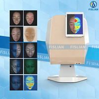 Analizador de Diagnóstico de Piel Facial 3D con IA, Dispositivo Avanzado de Análisis de Piel, 5 Espectros, Detección de Arrugas, Pigmentación y Poros, Uso Doméstico y Comercial