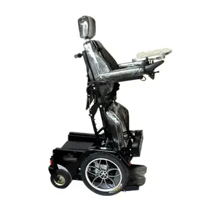 HEDY MEW05 CE Sitz in Auto qualität Leg Down Leg Verstellbare Leistung Elektrischer Stand Up Stehender Rollstuhl Rollstuhl für Behinderte