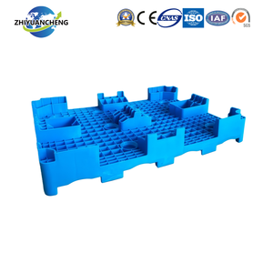 Palette en plastique Zhiyuancheng HDPE de style européen à entrée simple et à 4 voies pour le stockage de bouteilles d'eau de 5 gallons - Product Image 6