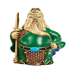 Figura de Guan Gong de Copper World, miniatura de bronce hecha a mano, decoración de oficina, regalo de Año Nuevo Chino - Product Image 5