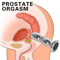 Massage de la Prostate en acier inoxydable godemichet Anal stimulateur d'anus jouets sexuels pour hommes femmes Gay métal bouchons anaux produits érotiques pour adultes