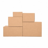 Boîtes de pièces détachées en carton ondulé RSC personnalisées, cartons kraft double paroi 5 plis, emballage d'expédition avec logo