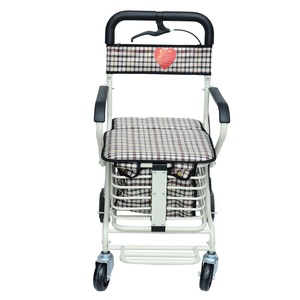 Carrito de compras Love Senior con asiento y cesta de almacenamiento para personas mayores, ayuda para caminar - Product Image 2