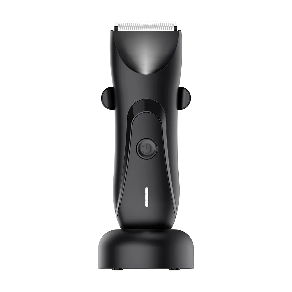 Featured New Waterproof Body Trimmer with LED Light and Power Indicator Grooming Machine Groin Hair Trimmer for Men