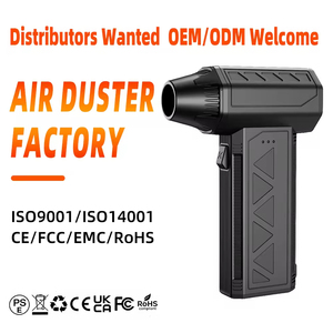 Souffleur d'air électrique sans fil à moteur brushless, ventilateur turbo, souffleur de feuilles, batterie 2000 mAh, qualité industrielle, portable, haute pression d'air - Product Image 1
