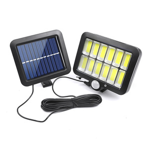 Lampe murale solaire 56 LED avec capteur, étanche, type split, éclairage extérieur pour cour et garage - Product Image 2