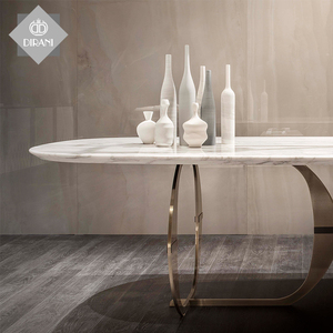 Ensemble table à manger moderne en marbre 4-6 chaises personnalisées mobilier de maison en provenance de Chine directement de l'usine - Product Image 3