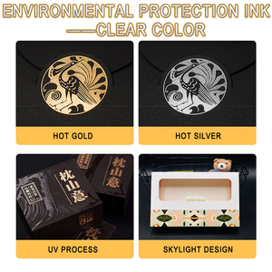 [Chỉ tùy chỉnh] từ Quà Tặng các tông Đóng gói hộp thực phẩm Doanh Nghiệp Nhỏ đầy màu sắc graffiti in ấn giấy đóng gói hộp thiết lập - Product Image 5