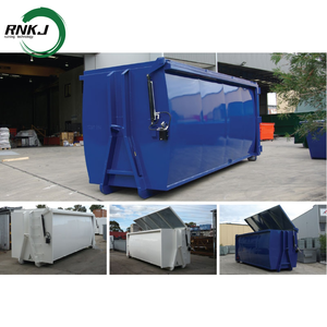 RNKJ Heavy Duty Steel 20 <strong>Yard</strong> Construction Waste Management Container Roll off <strong>Dumpster</strong> for Hook Lift Truck - Product Image 5