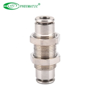 Raccord de cloison pneumatique en laiton haute pression série <span class=keywords><strong>VM</strong></span> 870 Psi - Product Image 1