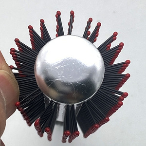 Nano <span class=keywords><strong>Thermal</strong></span> <span class=keywords><strong>Ceramic</strong></span> & Ionic Tech Brosse à cheveux ronde en poils de sanglier pour usage domestique-Redresser et boucler les cheveux avec brosse coiffante - Product Image 4
