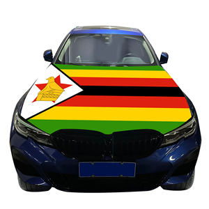 Venta al por mayor 120x150cm Zimbabue Car Hood Covers Durable Asequible y barato Car Flag - Product Image 4