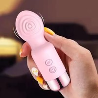 Vente en gros d'usine, masseur vibrant, jouet sexuel, mini-vibromasseur puissant, baguette magique japonaise, vibromasseur pour femmes