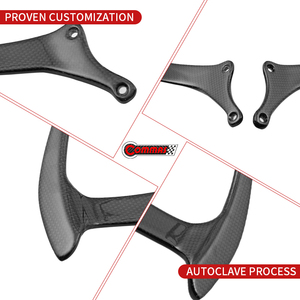 High Quality Dry Carbon Fiber OEM Style Car Auto Parts Car <b>Interior</b> Shift Paddles Kit For Ferrari F12 - Product Image 2