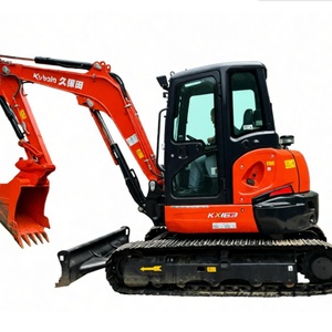 รถขุดมือสองจากญี่ปุ่น Kubota Kx163 รถขุดมือสอง Kubota 163 รถขุด 6 ตัน Kx165 Kx163 Kx163-5 163 165-5 เครื่องจักร Kubota - Product Image 1