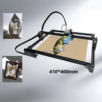 Machine de gravure laser CO2 portable Lisbet 5W/10W/20W pour bois/MDF/papier/pierre/caoutchouc - Mini système de marquage de bureau
