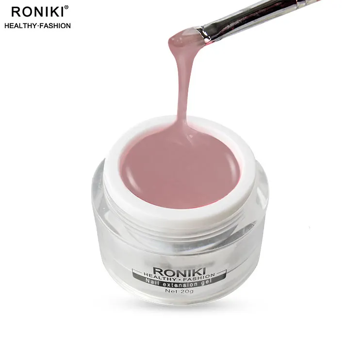 RONIKI-gel acrílico para extensión de uñas, gel acrílico laca uv, 27 colores, marca privada, 20G