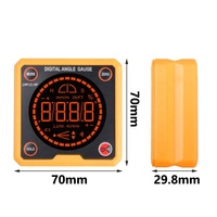 IP42 anti-poussière et étanche Mini détecteur d'angle de cube magnétique écran LED électronique niveau numérique jauge d'angle numérique inclinomètre