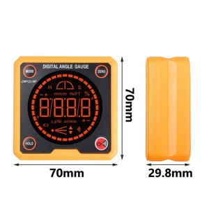 IP42 Staub-und wasserdichter Mini-Magnetwürfel-Winkels ucher Elektronischer LED-Bildschirm Digital Level Digital Angle Gauge Neigung messer - Product Image 2