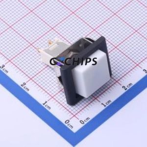 TP11J81ZBE12 Push Button Switch Switch Single Pole Single Throw - Normally Open Square Button Through Hole White - Product Image 2