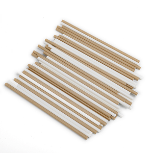 Pajitas de Papel Kraft Desechables Ecológicas, Pajitas Biodegradables para Bebidas de Té de Burbujas, Pajitas para Jugos Envasadas Individualmente - Product Image 5