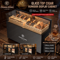 CIGARLOONG Armoire à cigares à température et humidité constantes, grande capacité, pour les boutiques de cigares professionnelles