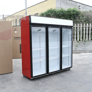 Réfrigérateur à boissons à trois portes, refroidisseur vertical à air, refroidisseur de boissons, réfrigérateur à boissons froides à vendre - Product Image 3