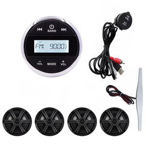 จำหน่ายตรงจากโรงงาน เครื่องเล่นเสียงสเตอริโอทางทะเล MP3 รุ่น H-836 + ลำโพงกันน้ำขนาด 6.5 นิ้ว 2 คู่ รุ่น H-065 สำหรับเรือยอชท์ เรือ และรถเอทีวี - Product Image 3