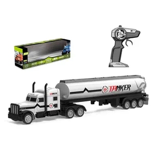 1:12 Remote Control Oil Tank Truck 4CH 2.4G RC Model Toy