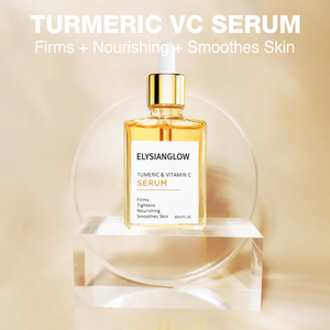 Fórmula de corrección facial líquida antienvejecimiento con infusión de vitamina C de cúrcuma natural para suavizar el maquillaje facial brillante - Product Image 5