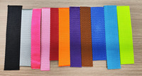 Sangle pp en polyester épais de couleur personnalisée de prix direct d'usine robuste pour sac à dos/laisse de chien
