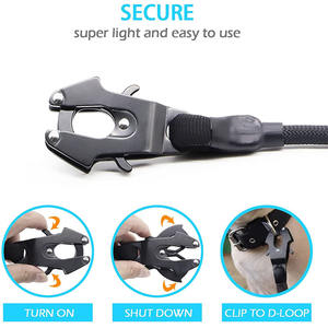 Fabrik Direkt verkauf Seil Hunde leine Schnell lösen und sperren Hunde halsband D-Loop Langlebige <span class=keywords><strong>Nylon</strong></span> Hunde leine - Product Image 5