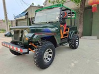 Nouveau Quadricycle Tout-Terrain à Essence MH 200cc/250cc/350cc/500cc 4x4 Mini Jeep Buggy Q235B Structure en Acier 351-450HP