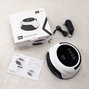 เครื่องอบเล็บไฟ Led แสงยูวีมืออาชีพ,พลังงานสูง98W เครื่องเป่าเจลแสงเล็บพร้อมที่จับแบบพกพา - Product Image 6