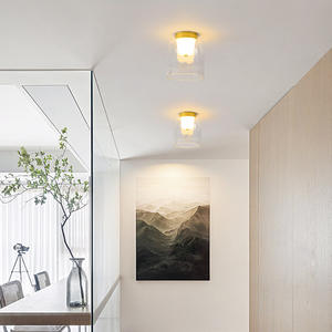 โคมไฟเพดานแก้วสไตล์นักออกแบบสแกนดิเนเวียนโมเดิร์นมินิมอล ทันสมัย เหมาะกับร้านอาหาร ร้านกาแฟ และห้องรับประทานอาหาร - Product Image 1