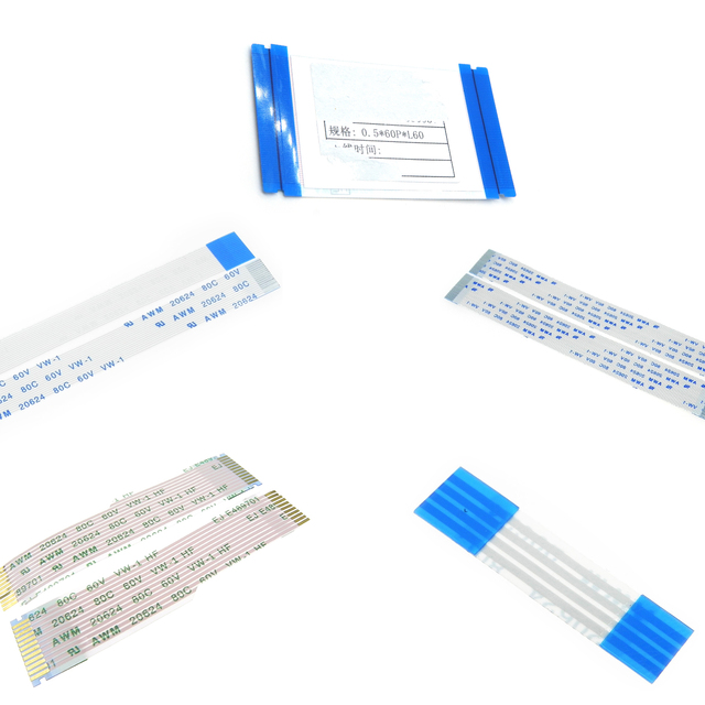 Custom Pitch Flexible Flat 8pin FFC Ribbon Cable Tin Plated Copper Conductor A/B Type PTFE/PVC for Hisense LED TV (Electronic)