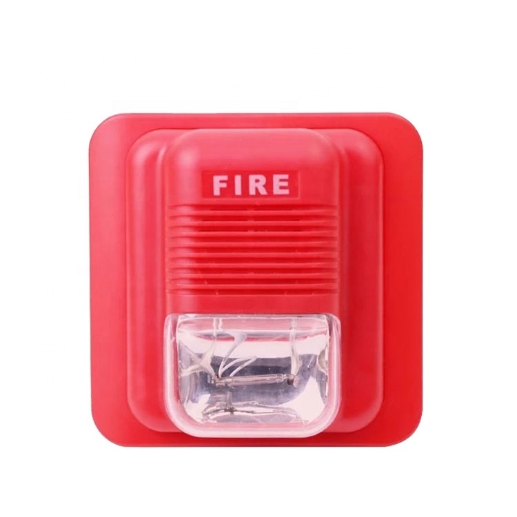 Smart Home Security 12V / 24V Emergency Fire Alarm Sounder System Electric Wire Flashing LED Strobe Light Siren · image 1