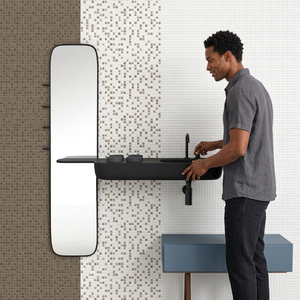 Carreaux muraux en céramique 300x450mm, design intérieur, finition brillante, imperméable et résistant à l'usure, 1er choix - Product Image 5