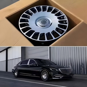 Nouvelle jante en alliage d'aluminium forgé, design concave, finition chromée, adaptable à tous les véhicules, jantes de voiture de tourisme en alliage - Product Image 4