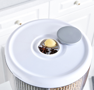 Distributore di cereali di riso in plastica a prova di 360 gradi rotante a 4 griglie, per cereali, snack, zucchero, caramelle, chicchi di caffè - Product Image 5