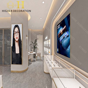 Vitrine d'affichage de lunettes personnalisée Support numérique mobile avec mécanisme de verrouillage pour magasins d'optique haut de gamme - Product Image 5