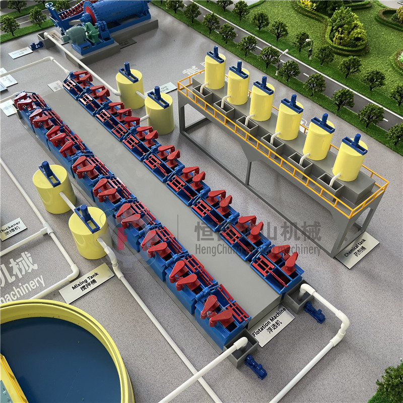 Mining Equipment Gold Ore Mineral Processing Plant with Flotation Flowchart