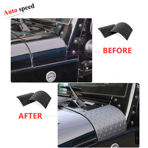 Copertura per calotta esterna per armatura nera per Jeep Wrangler JK - Product Image 3