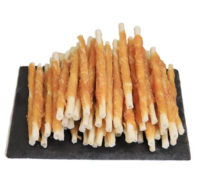 Hot Sale Natural Chicken Wrapped <strong>Bone</strong> Pet Snack <strong>Dogs</strong> Treats Chicken Jerky Cowhide Roll - Product Image 1