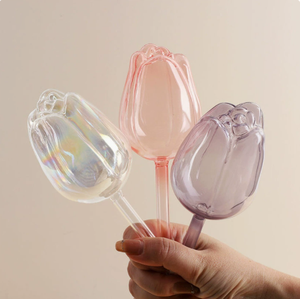 Arrosoir automatique en verre Yun Tulip, <span class=keywords><strong>outil</strong></span> pour <span class=keywords><strong>jardinier</strong></span> paresseux, arroseur goutte à goutte pour plantes en pot et fournitures <span class=keywords><strong>d</strong></span>'irrigation de jardin - Product Image 4