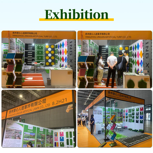 Nhà Máy Bán buôn tùy chỉnh màu đen <span class=keywords><strong>Turf</strong></span> Mat 15 mét mật độ cao PP PE phòng tập thể dục sàn để sử dụng trong nhà - Product Image 6