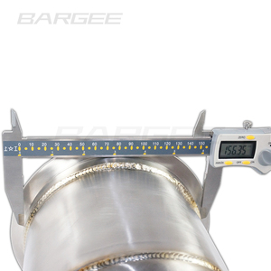 Bargee <span class=keywords><strong>Megna</strong></span> Flow tuyau de descente d'échappement pour audi B9 S5 S4 V6 3.0T 2018 ~ UP système d'échappement tuyaux d'échappement de voiture - Product Image 5