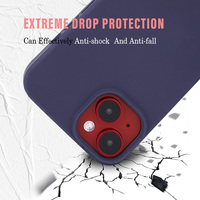 Étui en silicone liquide officiel d'origine Fundas De Telefonos pour téléphone portable pour Apple iPhone 14 13 12 Pro Max