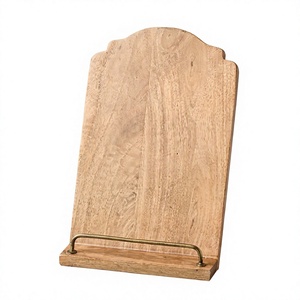 Decorative Eco-Friendly Portable Classic Wooden Folding Single Tier Cook <b>Book</b> Stand Kitchen Counter Reading Holder Home Decor - Product Image 1
